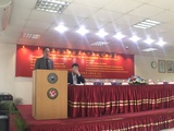 特邀嘉宾中国驻孟加拉国大使馆李光军参赞给大会致辞